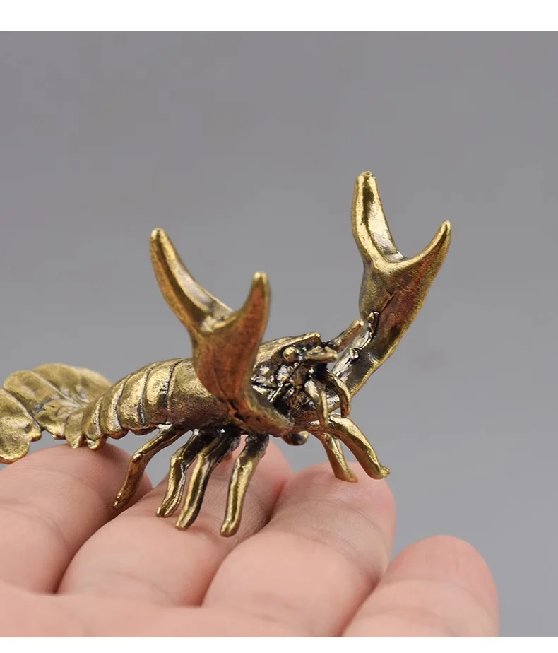 حامل قلم جراد البحر الرجعية زخرفة سطح المكتب، سهل الإمساك، حامل قلم عملي، حامل أقلام بألوان زاهية، محاكاة الطلاب #6