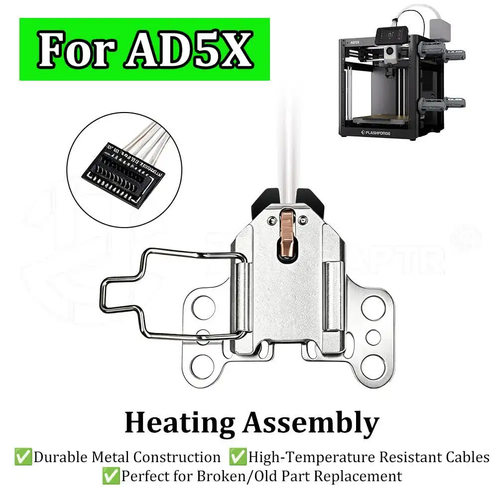 Lashforge AD5X Hotend Heater Assembly for 3D Printer