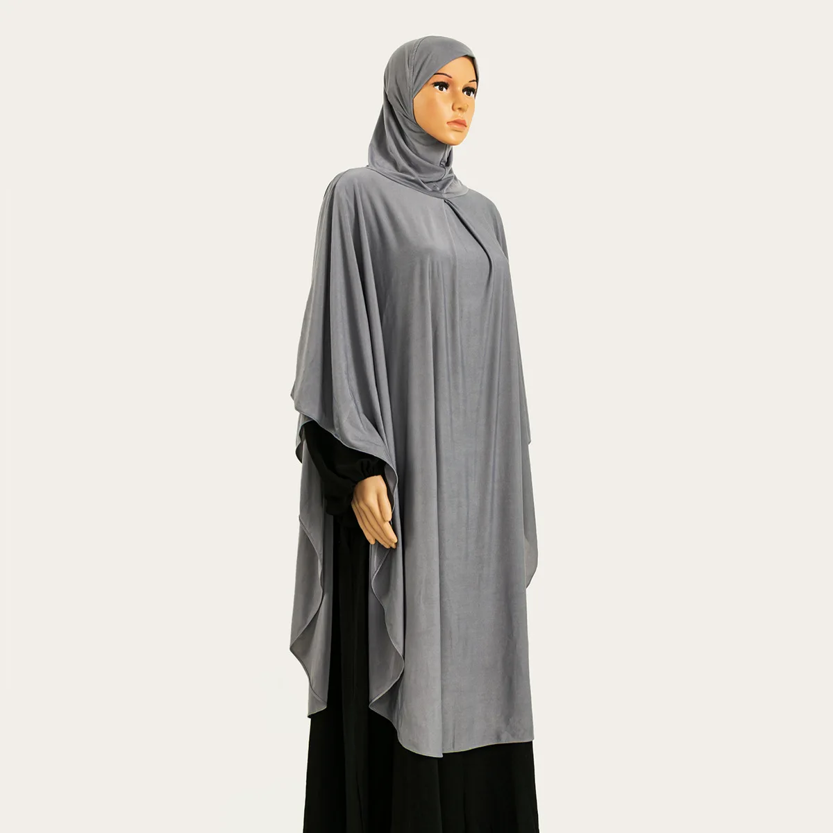 Khimar ผ้าพันคอ Eid Djellaba มุสลิมผู้หญิงสวดมนต์เสื้อผ้าดูไบ Abaya Hooded ชุดตุรกี Kaftan Headdress Niqab Burqa Jalabiya