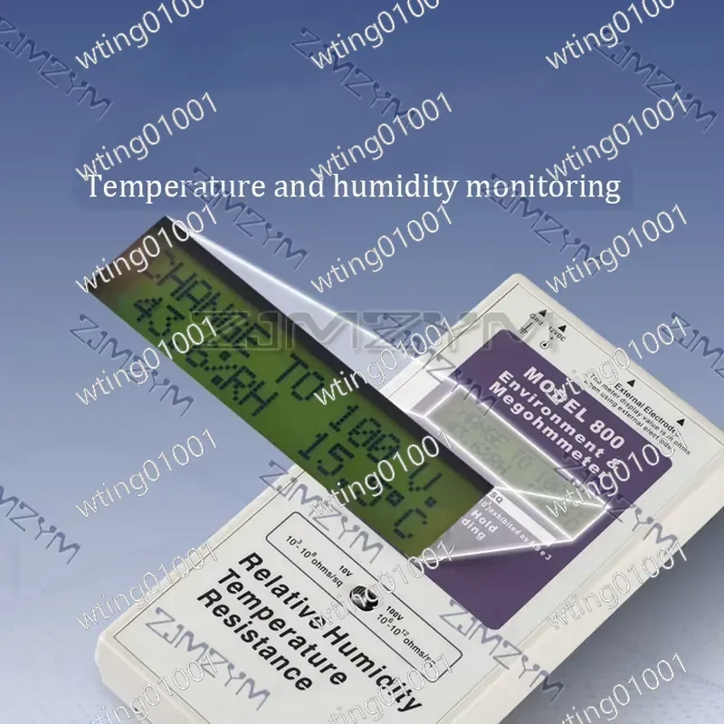 ACL-800 Surface Resistance Tester for Anti-static Floor Testing Instrument Portable Megohm Meter for ESD Control Measurement