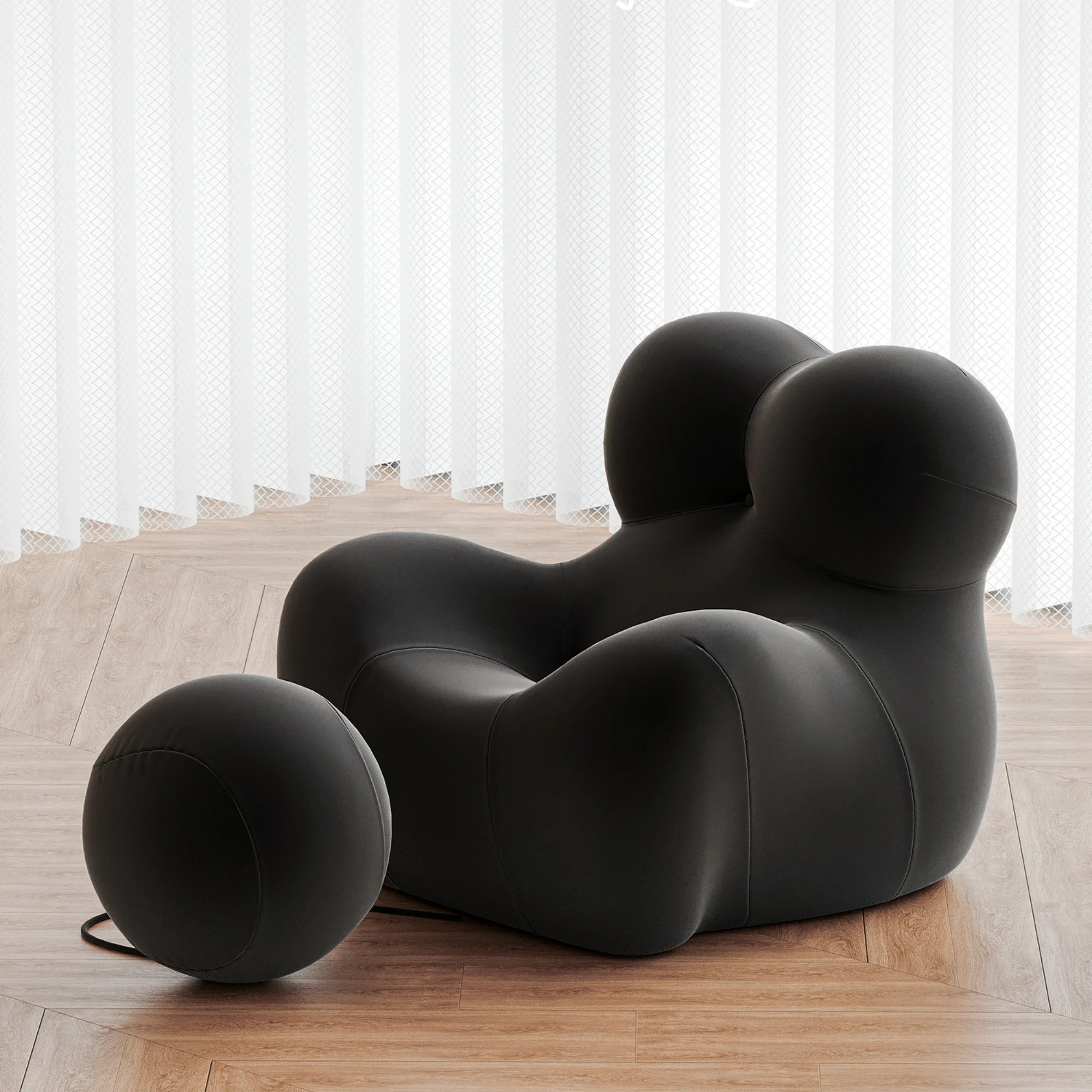 

Single-Seat Sofa Chair Designer Lazy Armrest Hydrangea Leisure Chair