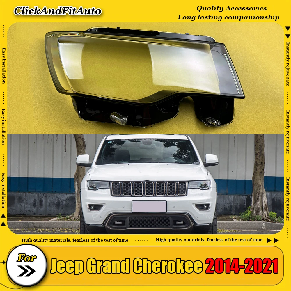 

Для Jeep Grand Cherokee 2014-2021 крышка фары прозрачный корпус фары линза замена оригинального абажура из плексигласа