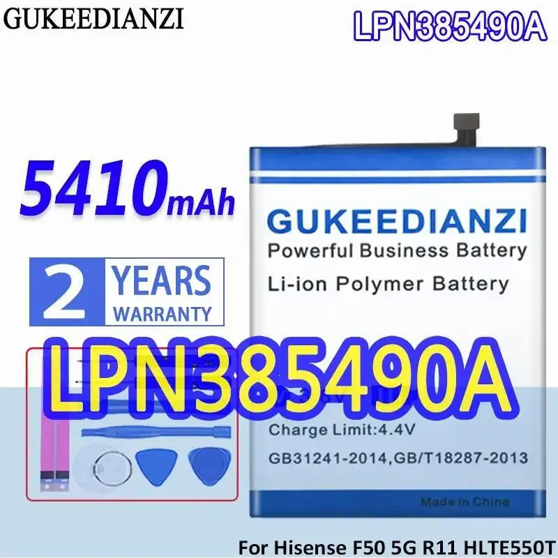 

Премиум сменный аккумулятор для мобильного телефона Hisense F50 5G HNR550T R11 HLTE550T LPN385490A 5410 мАч