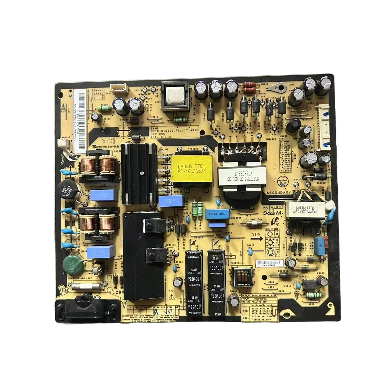 

Original disassembly for Samsung TV power board PSLL171401P