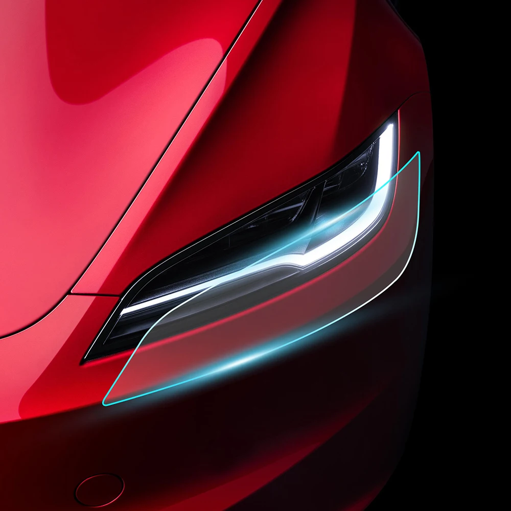 

For Tesla Model 3 Highland 2024 Car Headlight Rearview Film Pre-Cut Paint Protection Film Body Sticker Clear PPF TPU Transparent