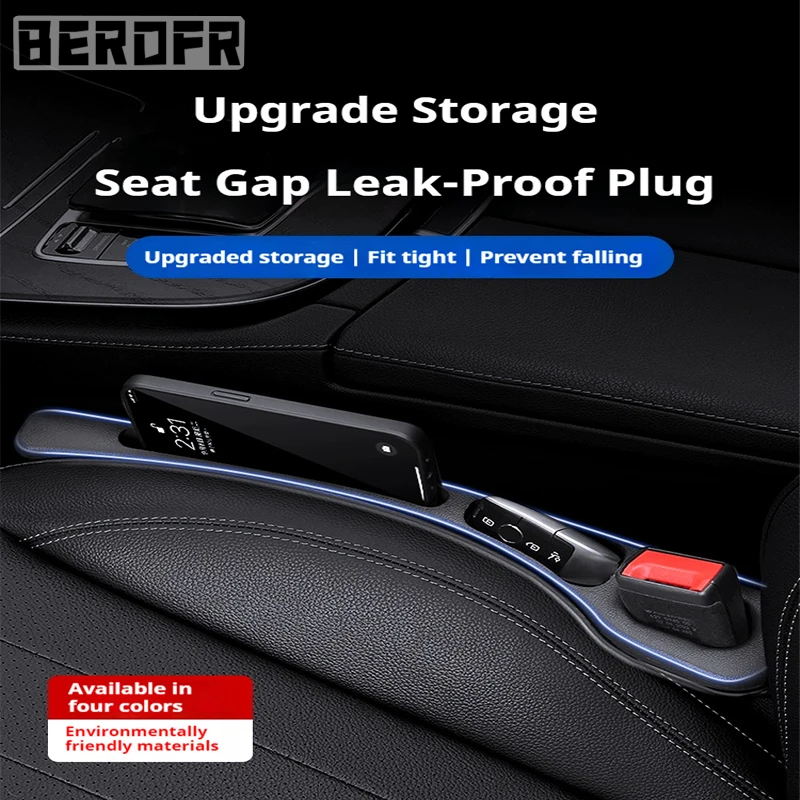 Car Seat Gap Filler Side Seam Plug Strip with Groove Leak-proof Filling Strip For Ford Focus Kuga Fiesta Ecosport Mondeo Escape