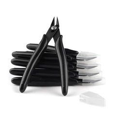 ARLANY alicates de corte de unión de queratina, cortadores de alambre al ras, pinzas de alambre, herramienta de extensión de cabello con una apertura, extensiones de trama de resorte