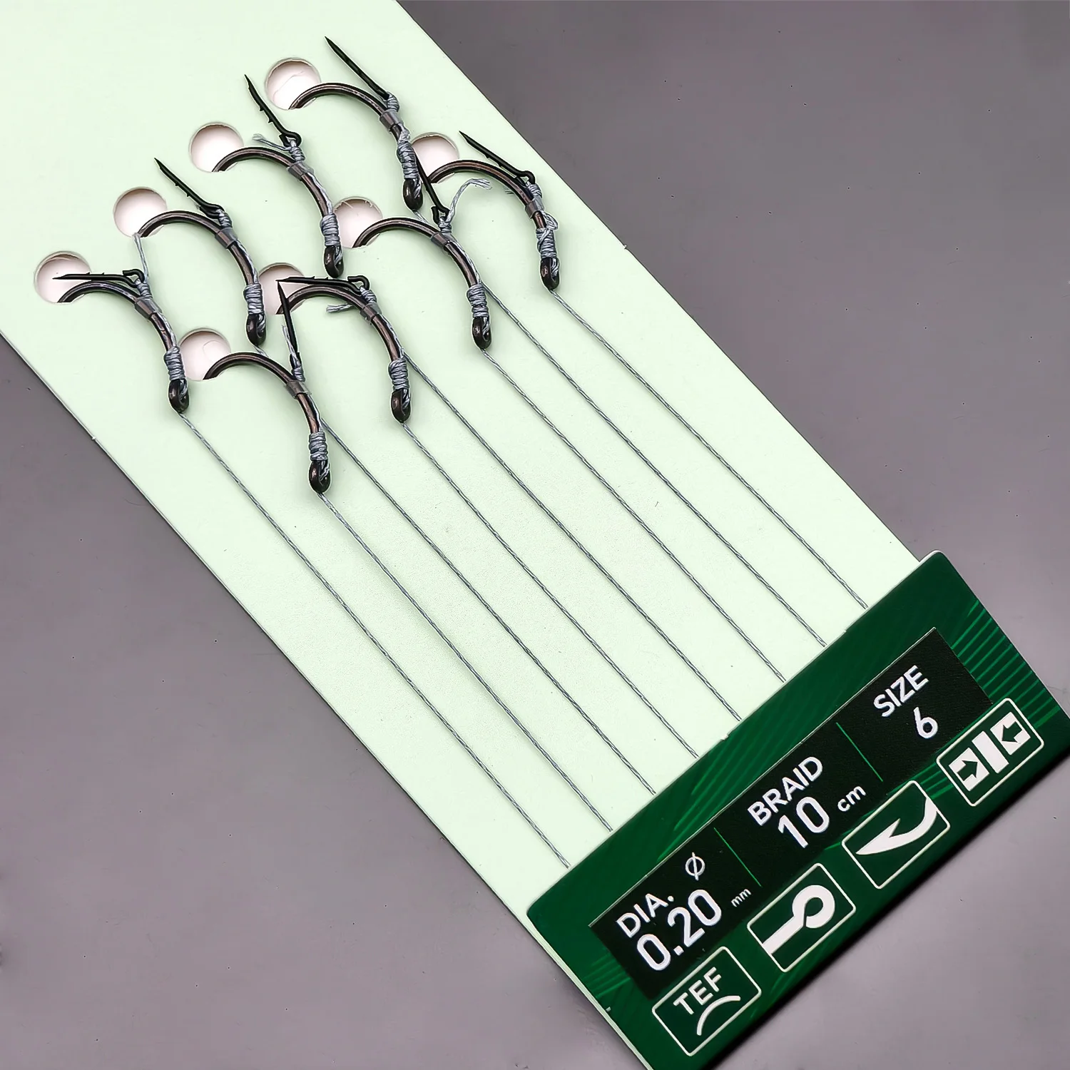 8-teiliges Method Feeder Carp Rigs Set – handgefertigte Angelausrüstung und Ausrüstung, Angelzubehör, Karpfenangeln
