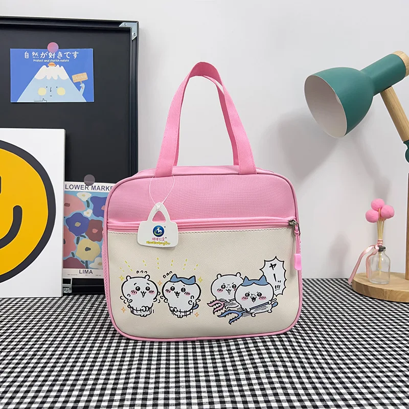 Hachiware New Cute Handbag Lunch Bag High Capacity Insulation Lunch Box Hachiware Usagi Student Lunch Box Bags for Woman