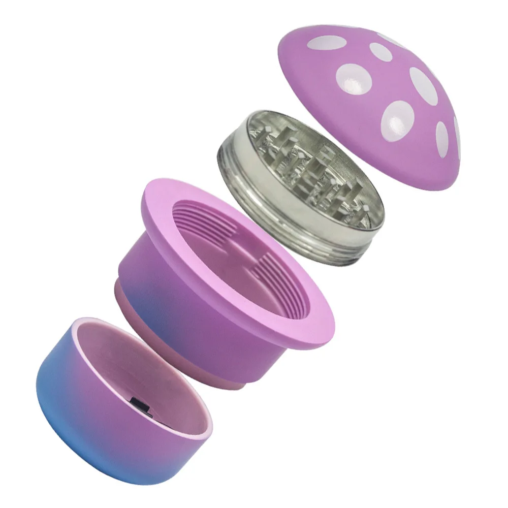 Tobacco Grinder Dry Herb Mill 4 Layer Gradient Color Herbal Grinders for Smoking Cigarette DIY Tools Cigar Accessories view 3