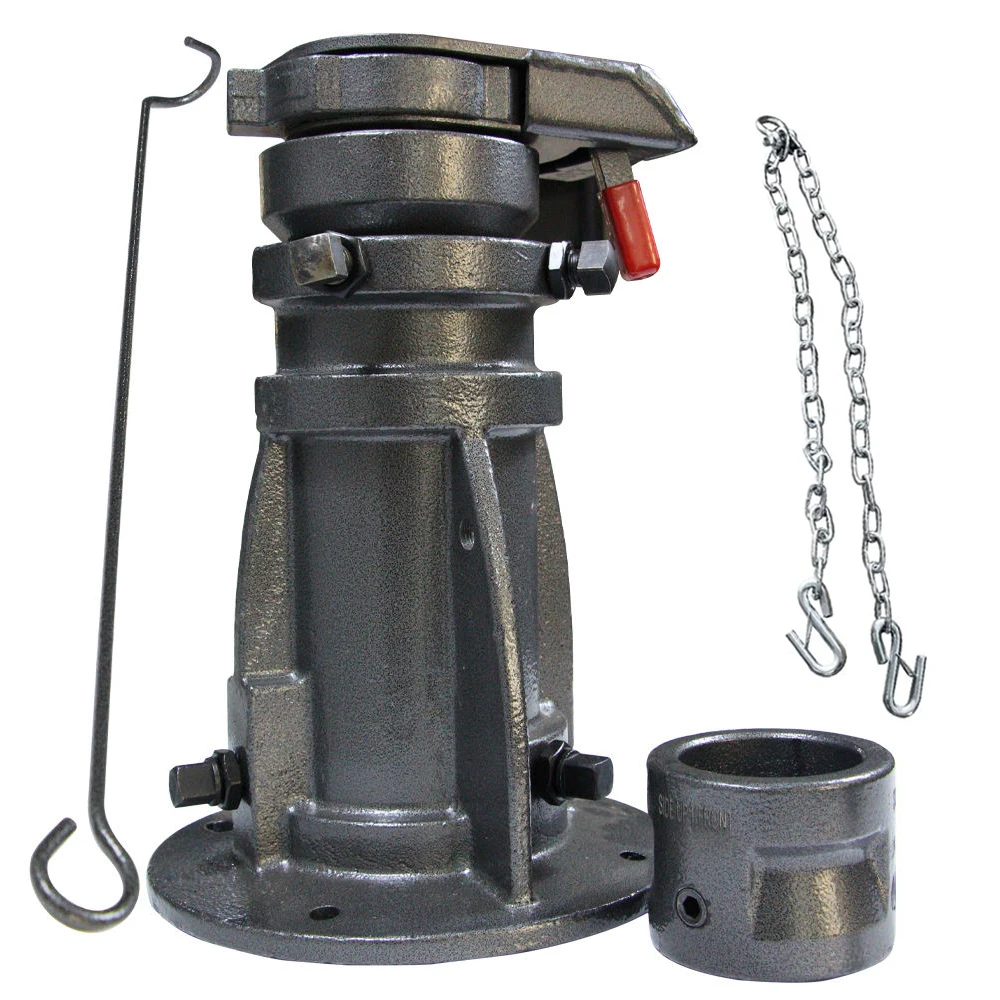AMBITION C5G1216 Attelage de quincaillerie pour remorque, finition noire thermolaquée, Pièces et accessoires pour remorques