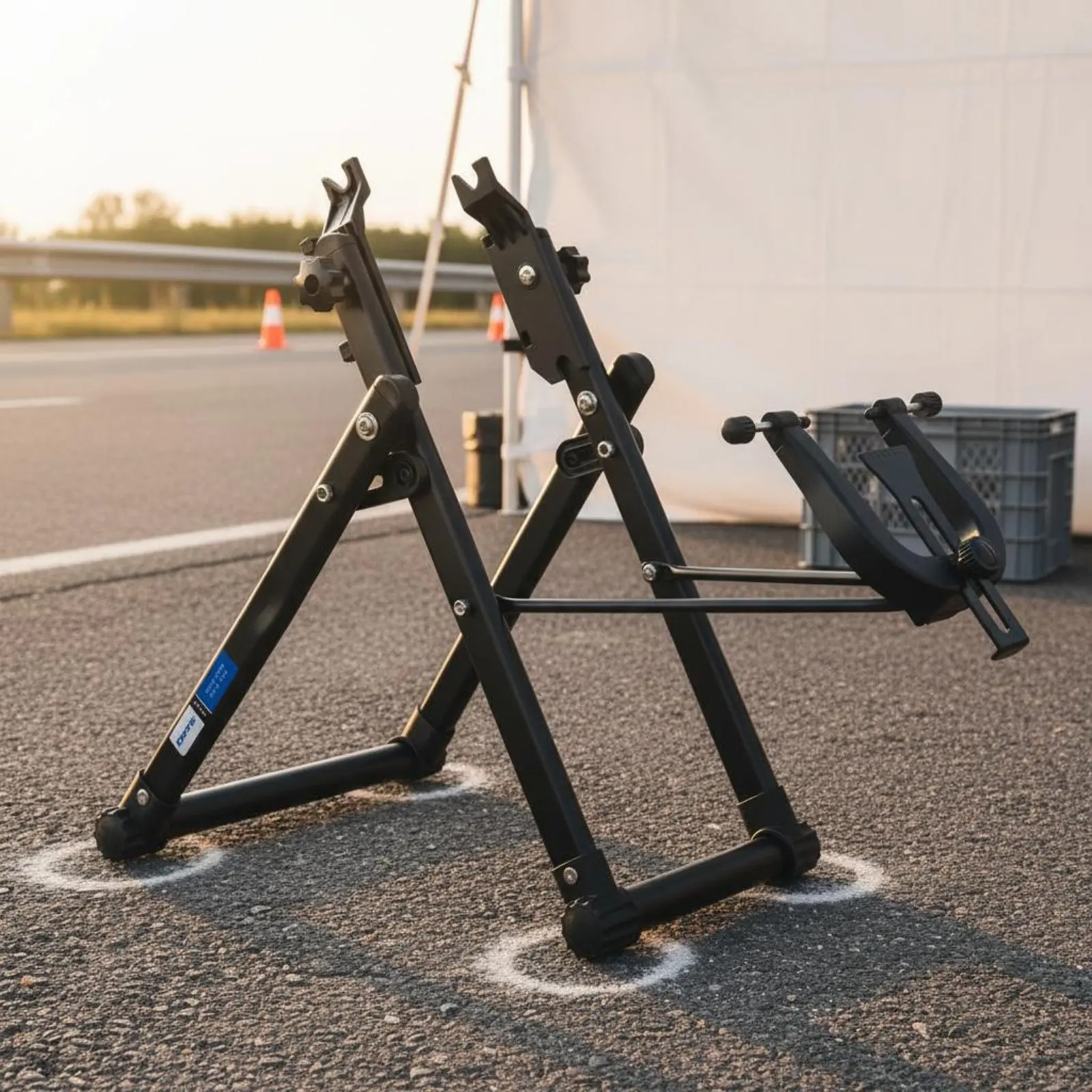 

Bike Wheel Truing Stand Foldable Bike Wheel Truing Stand Adjustable Stable Frame for Repair Shop, Garage