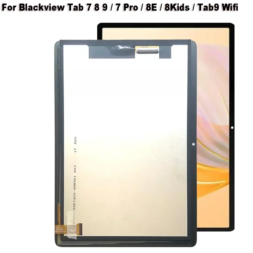 Ori LCD Display For Blackview tab7 tab8 tab9 Wifi tab 7 8 8E 9 Pro Kids Wifi LCD Display Touch Screen Digitizer Glass Assembly