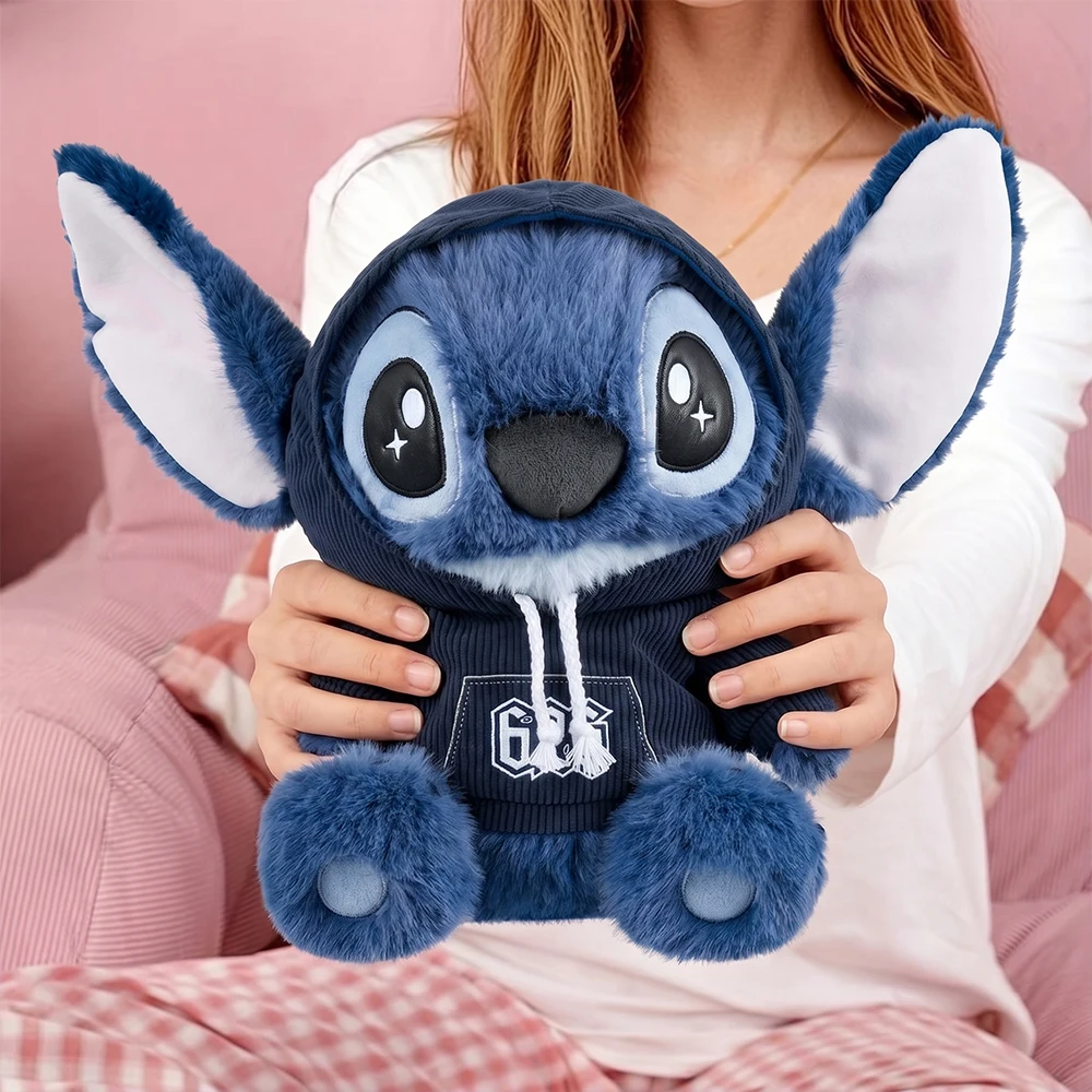 MINISO Stitch Stuffed Animals Toys 14'' Cute Stuff Palm Pals Squishy Toys Gifts for Girls Plushy Suitable for All Ages