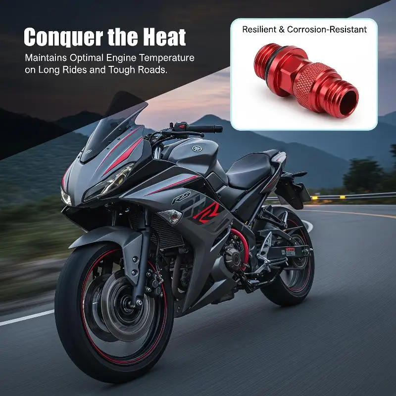 【CR】Motorcycle Breather with Hose Waterproof Rubber Modified Radiator Bevel Oil Tube for All Purpose Motorbike Modification