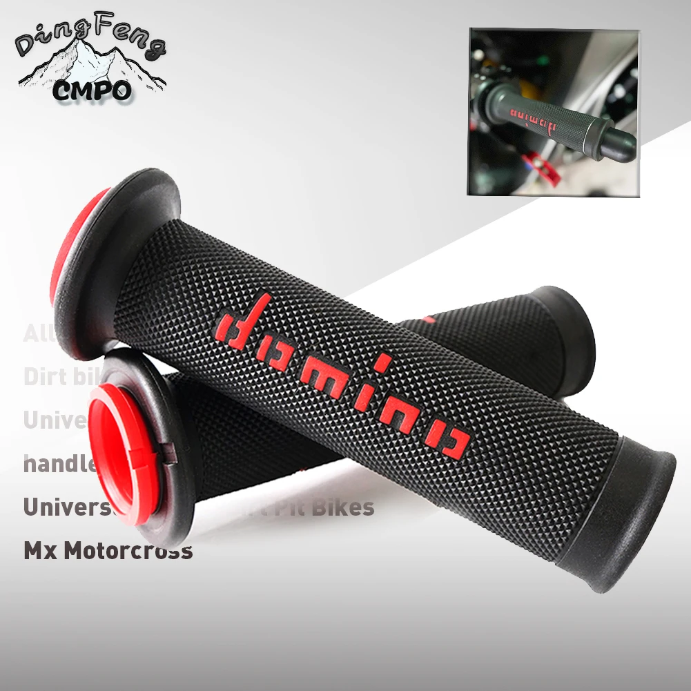 Universal Handle Grip Motorcycle Handlebar Grip Domino ATV Dirt Pit Bike Racing Motocross 7/8 \