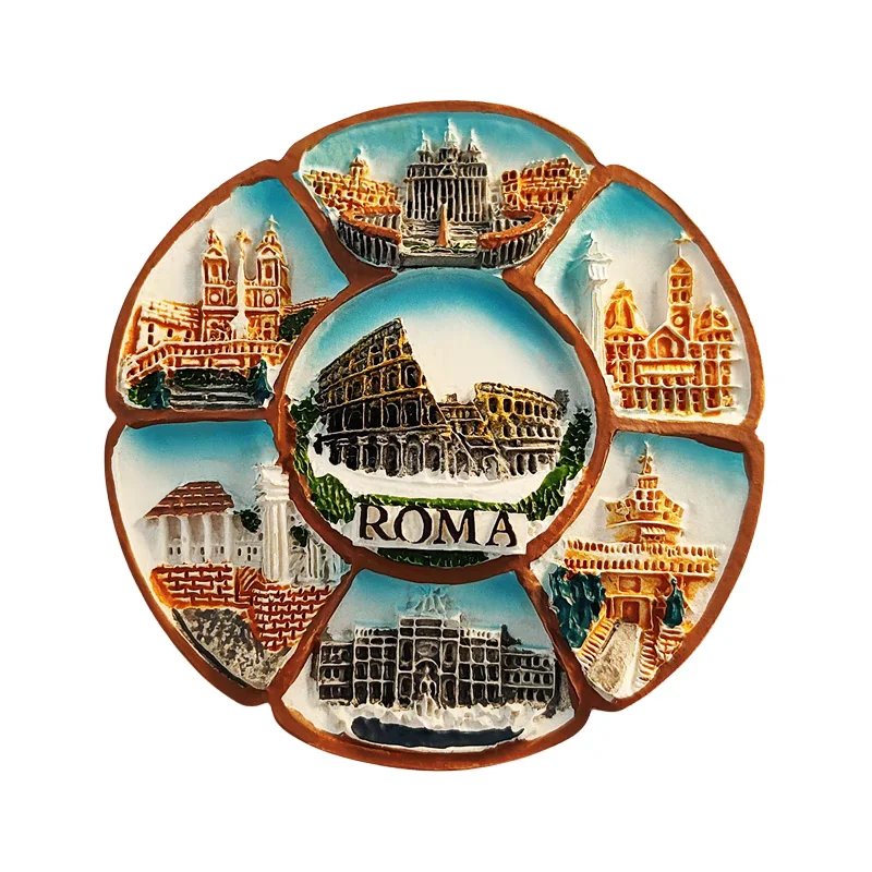 Europe Italy 3D Fridge Magnets Tourism Souvenir Refrigerator Magnets Sticker Collection Handicraft Decoration Articles