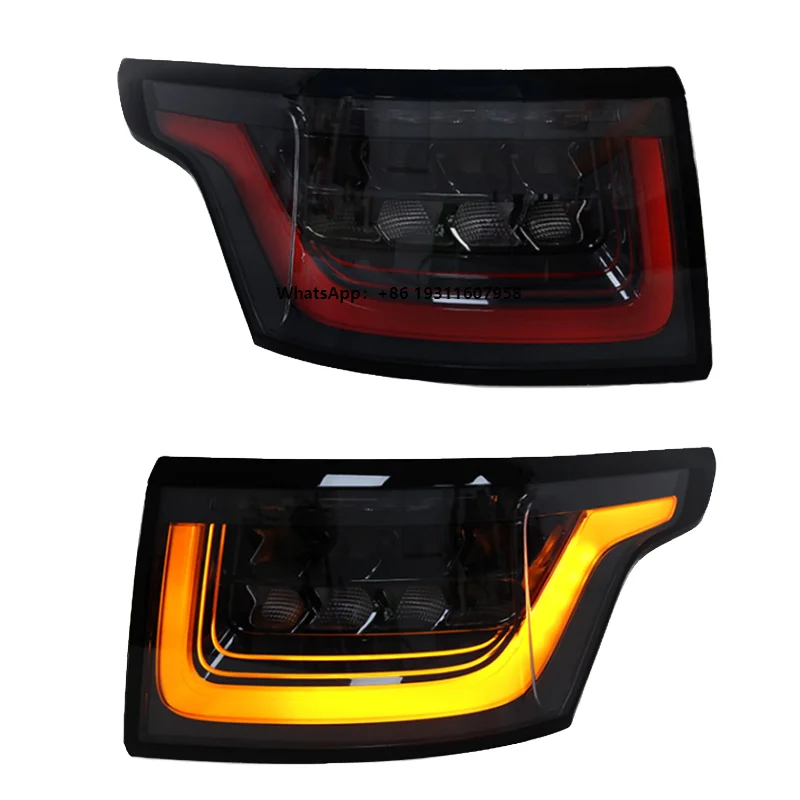 

Upgrade New Style Clear Lens LED Tail Lights for Range Rover Sport Rear Light with Turn Signal DRL for New Models