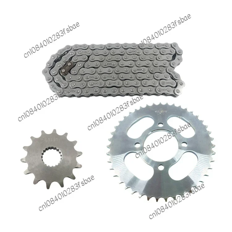 Suitable for Diamond Leopard HJ125K Suzuki King GS125/GN Rui Shuang EN125 Motorcycle Chain Disc Chain Set