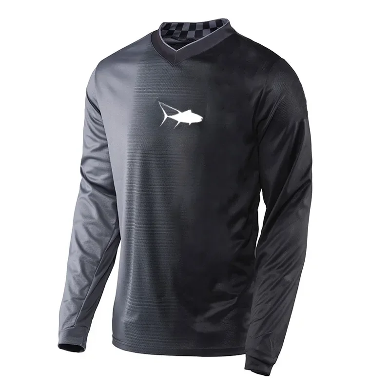 

New Arrival Men's Long Sleeve Fishing Shirts Herren With Uv Protection Fishing Casual Wear