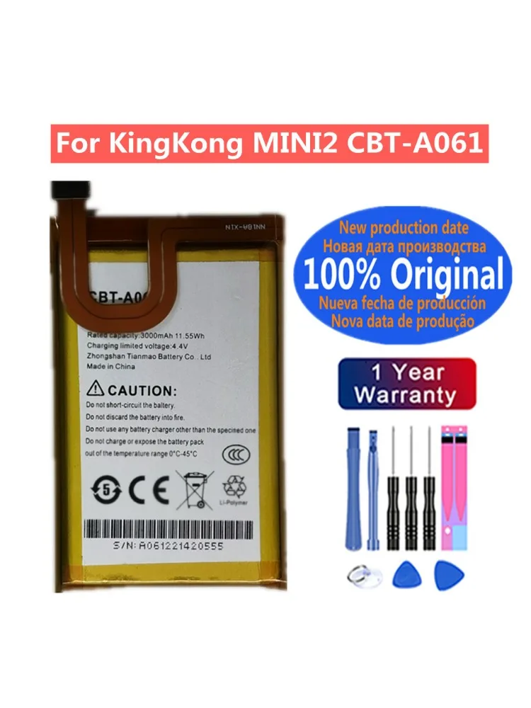 Nowa oryginalna bateria 3000 mah do telefonu Cubot KingKong MINI 2 bateria CBT-A061 — zdjęcie produktu 5