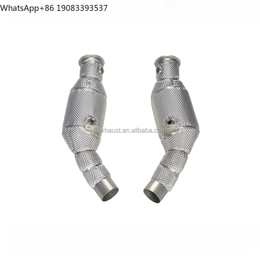 Downpipe de Alto Rendimiento con Catalizador SS304 para Alfa Romeo Giulia Quadrifoglio 2.9T