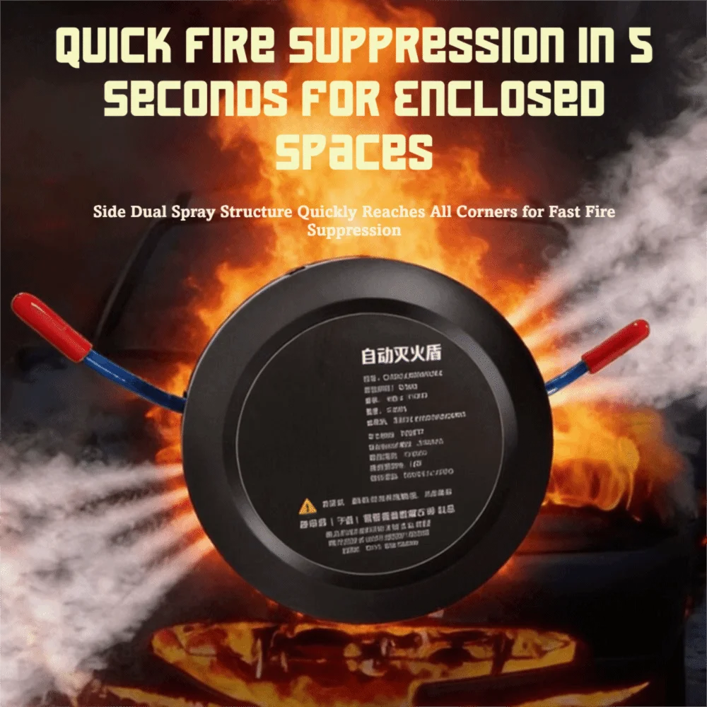 Dual-Line Design Flame Retardant Device Flame Retardant Automatic Activation Automatic Fire Extinguishing Sticker Non Pollution