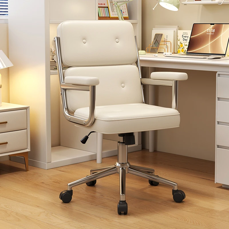 

Vintage Luxury Office Chair Modern Adjustable Folding Armchair Office Chair Comfy Wheels Silla Para Escritorio Furniture