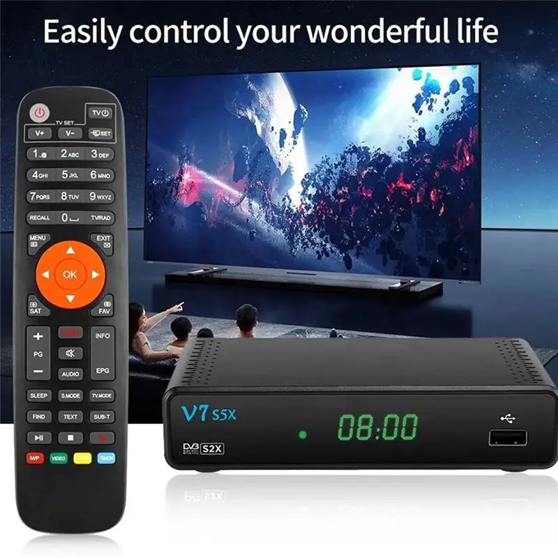 Pilot GTMEDIA V7 S5X - Zamiennik pilota do TV Boxa o wysokiej wydajności i przyjaznym interfejsie. — zdjęcie produktu 5