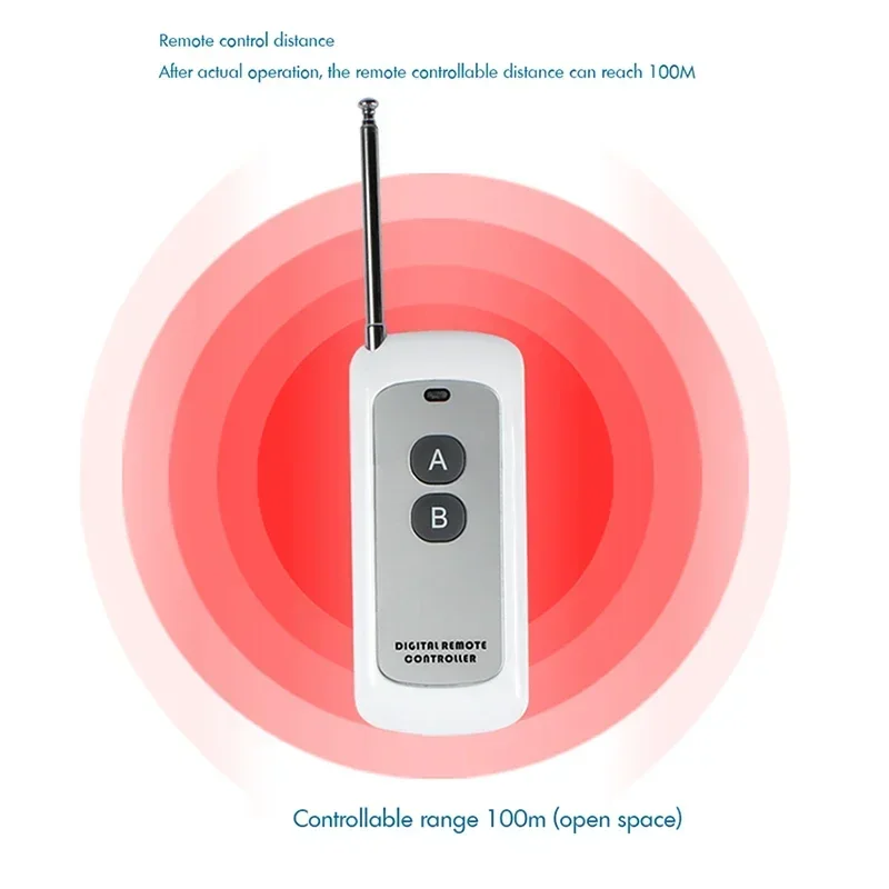 DC 12V Smart Valve Switch Remote Control Water/Gas Valve, 100M Long Range, Adjustable Bracket, Waterproof Shut Off Valve vana