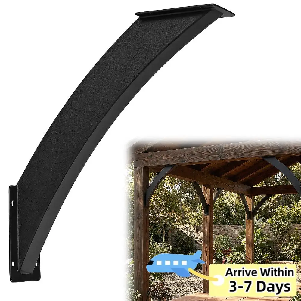 

Wood Beam Support Hardware 4x4in (Actual 3.2x3.2in) Angle Pergola Bracket with Mounting Screws for Gazebos Porches Accessories