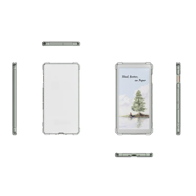 

Защитный чехол из ТПУ для Viwoods AiPaper Reader/Reader C/6.13" с прозрачным дизайном и защитой от падений