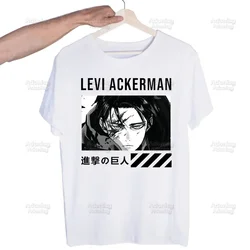 Anime Attack On Titan Men T Shirt Fashion Tshirt Summer Mens Novelty Short Sleeve Levi Ackerman Eye T-shirt Men Funny Tops