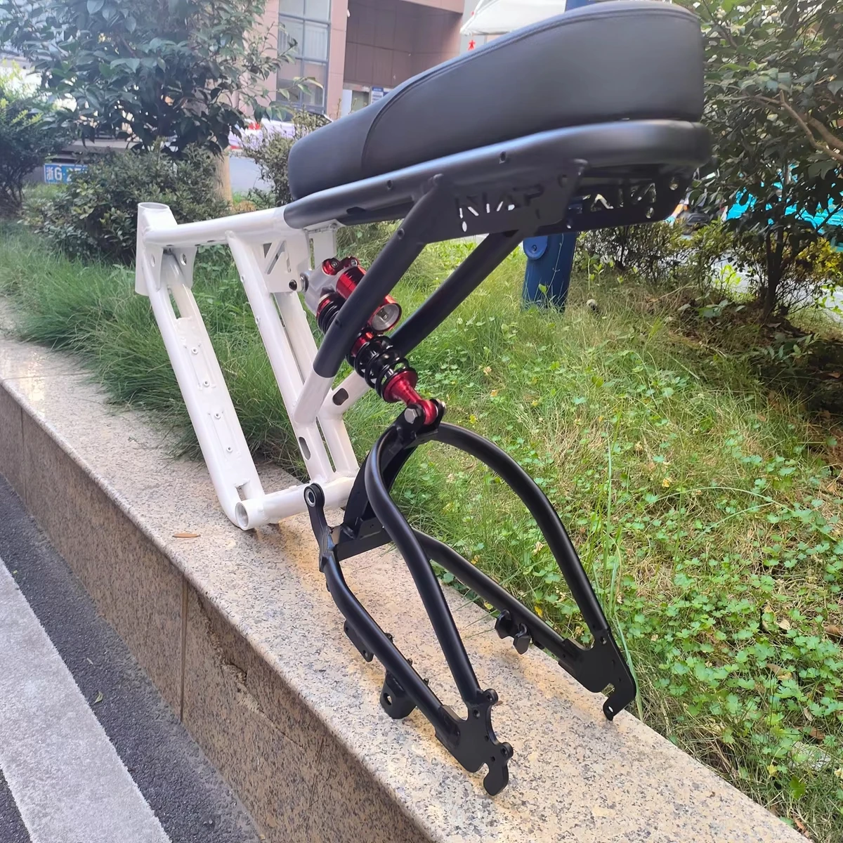 20x4.0 Electric Fat Bike Frame City Electric Bicycle Full Suspension BB 120mm E-Bike Mtb Frame Enduro Electric Bike Frame - view 4