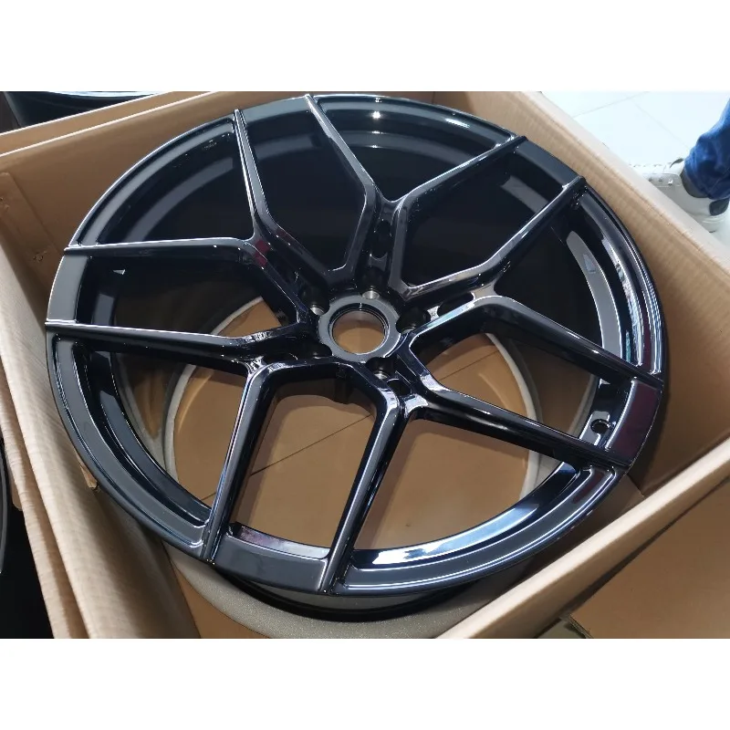 

The High Quality 17 18 19 20 21 22 Inch 7.5J~12J 5x112 5x120 5x114.3 5x115 Work Forged Aluminium Wheels RIms