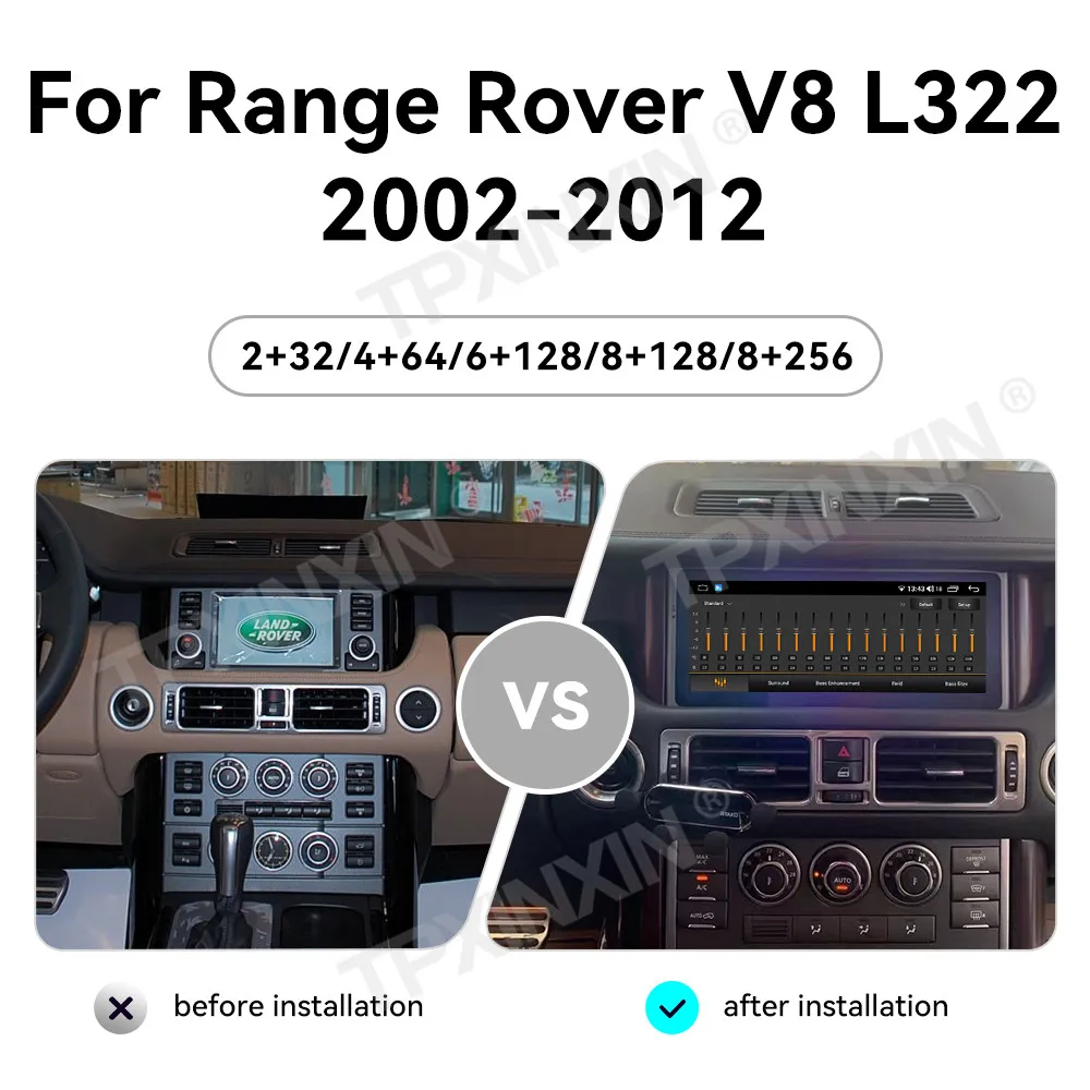 For Land Rover Range Rover Vogue V8 L322 2006 - 2012 Android Car Radio Multimedia Video Player Wireless Carplay Autoradio Stereo