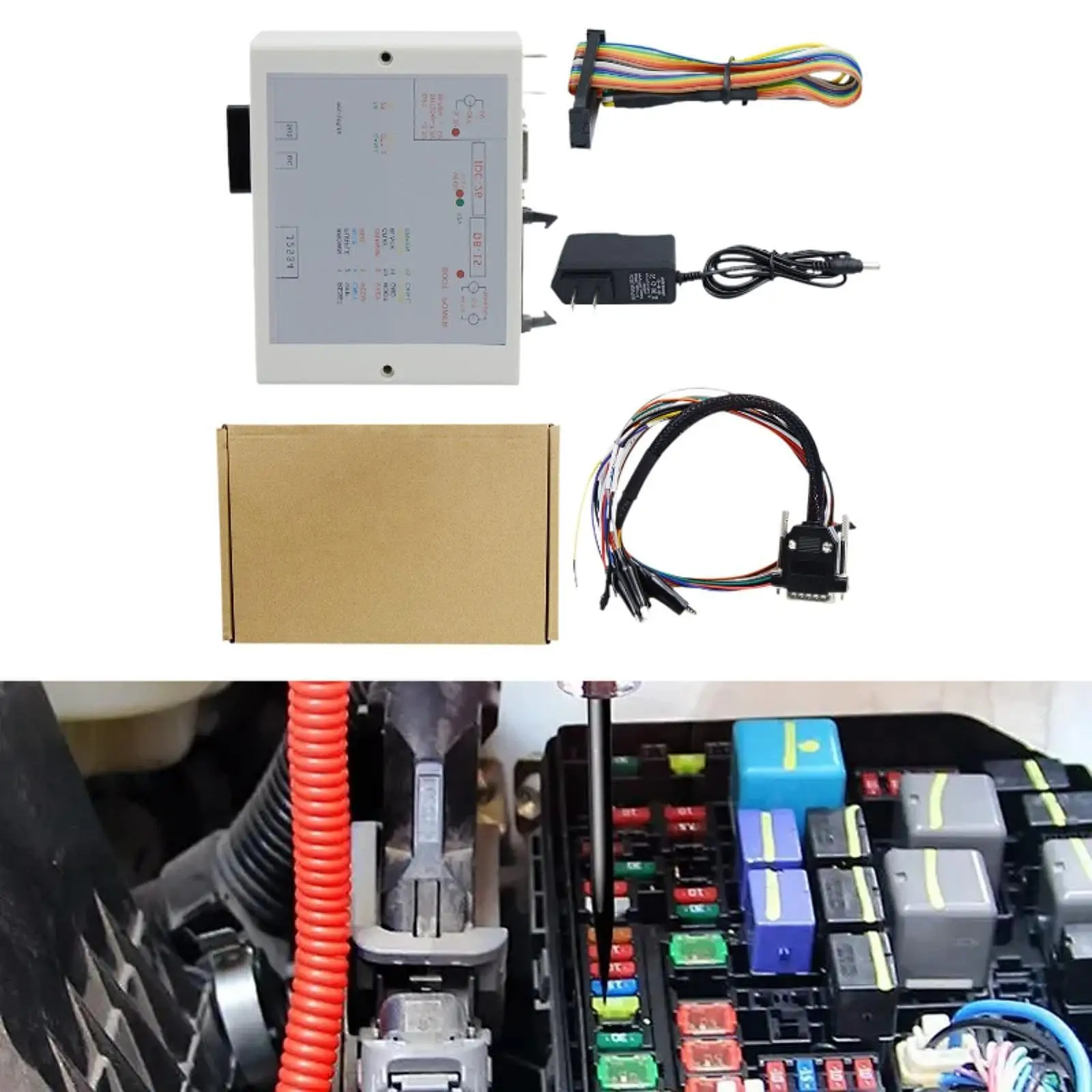 

Power Adapter for Programmer,Programming,Multipurpose,3 Modes,Professional High Performance Portable Lightweight Sturdy