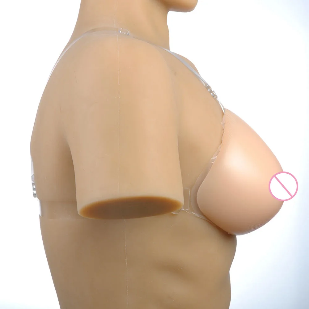 1PCS Triangular Prosthetic Breast with Shoulder Strap Silicone Prosthetic Breast used after Breast Surgery Bra Pads Inserts