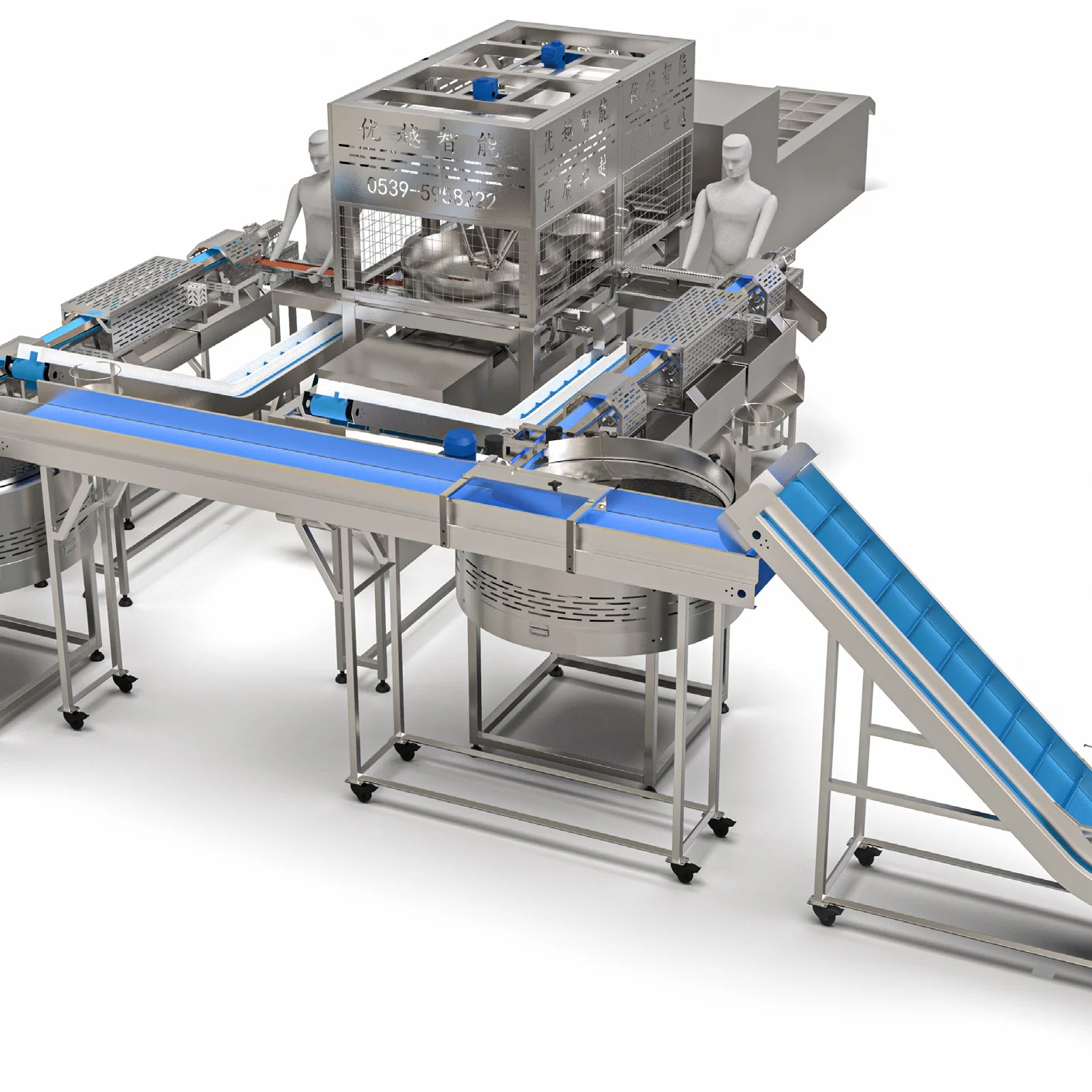 Máquina automática para fabricar salchichas alemanas Frankfurter, maquinaria de procesamiento de carne, línea de producción de perritos calientes