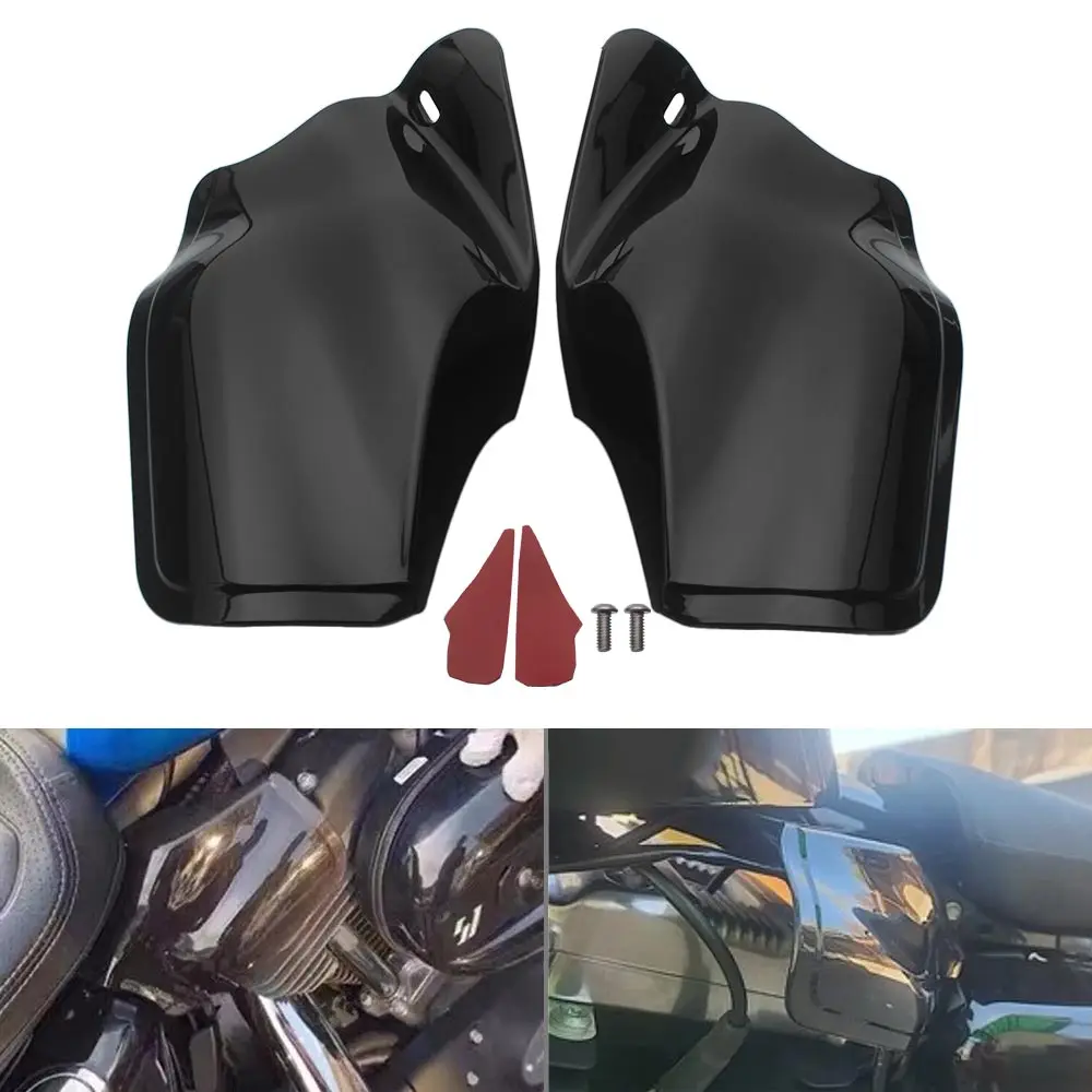 

1 Pair Heat Deflector Shields High Quality Abs Plastic Fit For Harley Sportster Xl883N/L Xl1200X/S/Ns/C/X/T/V 2014-2022 Black