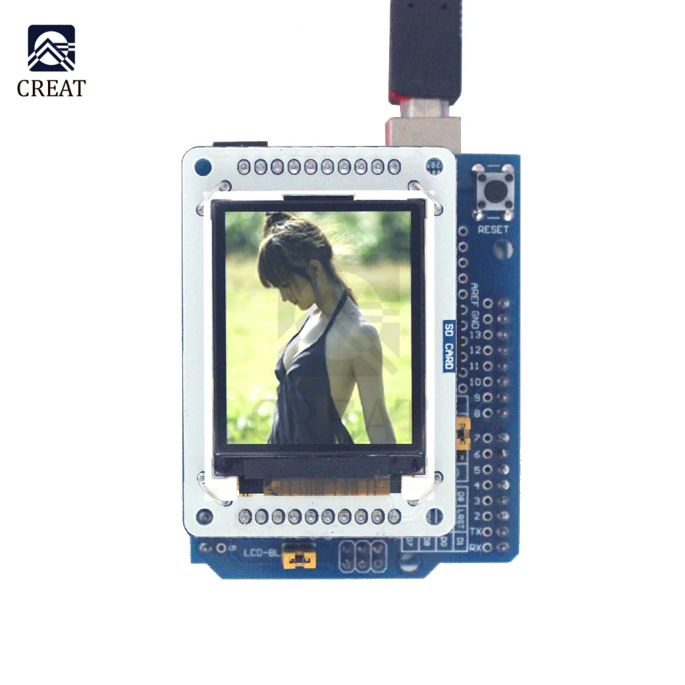 1.8 inch TFT LCD Display Module LCD Shield Adapter Board Expansion Board for Arduino R3 Leonardo R3 Esplora