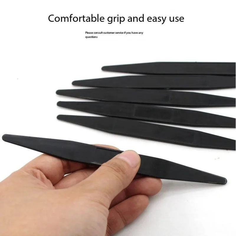10pcs ​​ESD Safe Plastic Disassembly Tool Multi-purpose Black Pry Bars & Spudgers for Smartphone Tablet Laptop Repair Thin 1mm