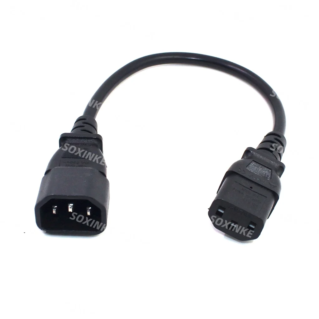 IEC 320 C13 إلى C14 التيار المتناوب سلك تمديد الطاقة 0.5 متر 1 متر 6ft 3m 5m C13 C14 كابل الطاقة لشاشة الكمبيوتر الشخصي PDU UPS #3