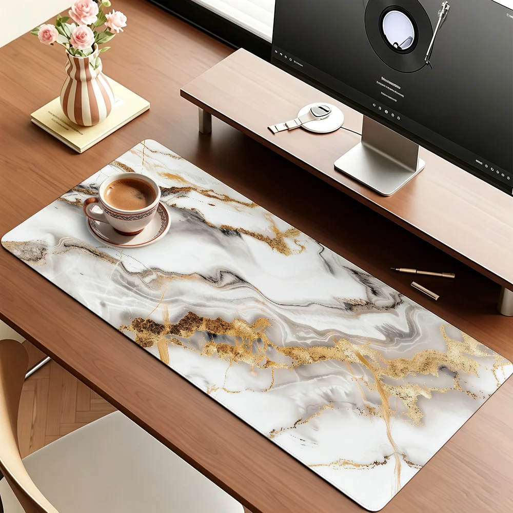 

Cool Games Marble pattern Mouse Pad For Office Gaming And Keyboards Non-Slip Large Waterproof