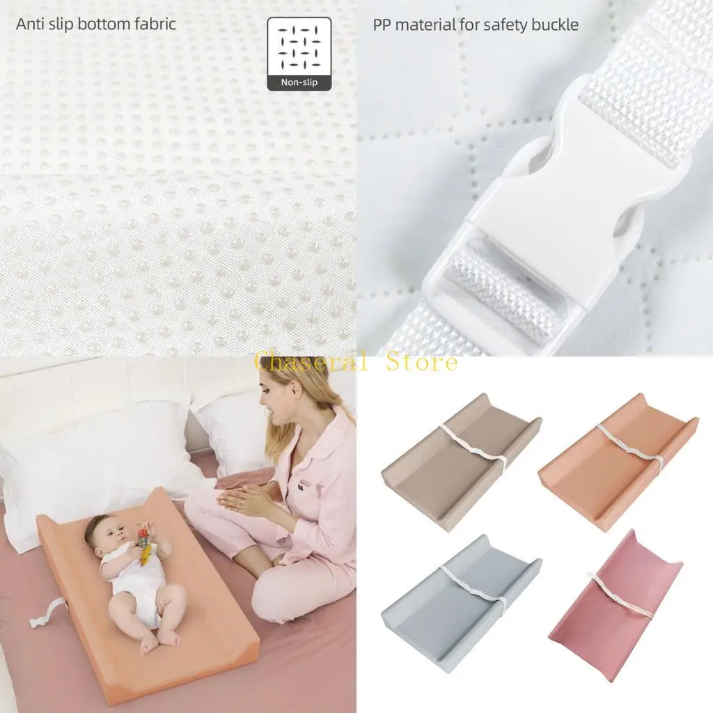 E7CE Water Proofing Baby Changing Pad Soft Wipeable PU Leather Diaper Changer Cushion