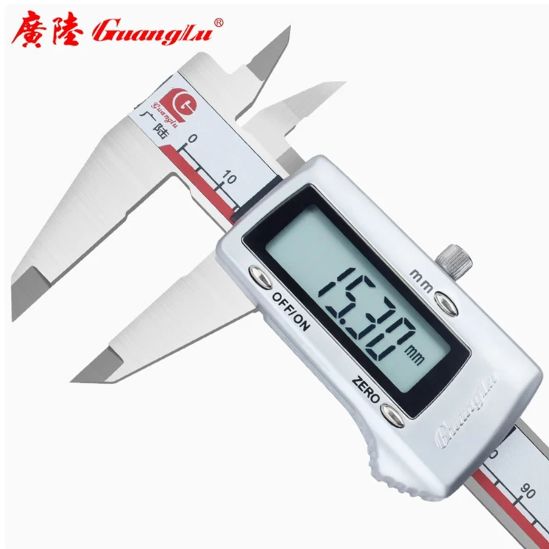 Guanglu Brand Hardened Stainless Steel 0-150/200/300mm Digital Caliper Messschieber Caliper Electronic Vernier Micrometro