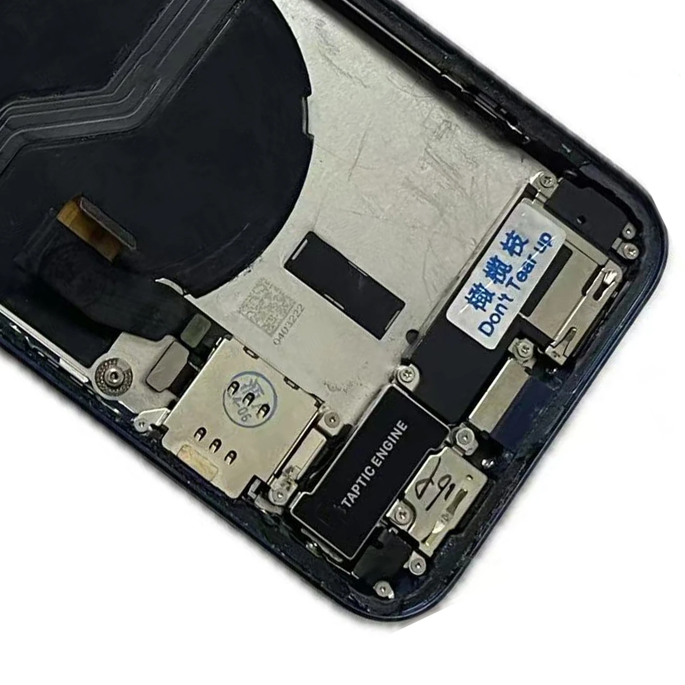 Pełny Zestaw Rozmontowany Środkowy Panel Ramowy Obudowa Tylna iPhone 12 12Pro Max Bez Płyty Głównej z Bezprzewodowym Zestawem i Prezentem — zdjęcie produktu 5