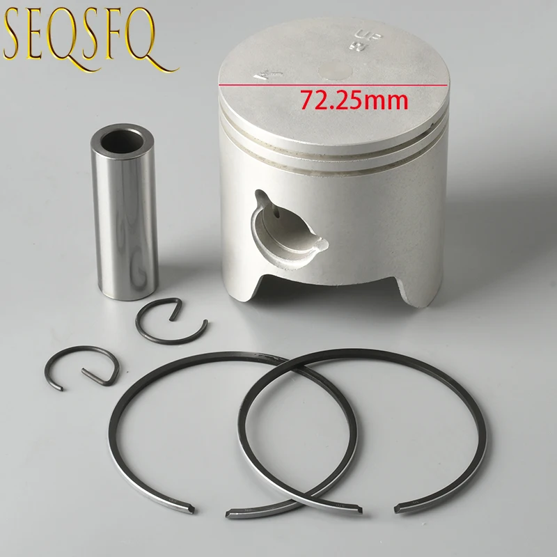 

Комплект поршней 6K5-11635 6K5-11601-12-00 (0,25 мм O/S) для подвесного мотора Yamaha 2T 60HP 6K5-11635-03-00 6K5-11601-12 72,25 мм