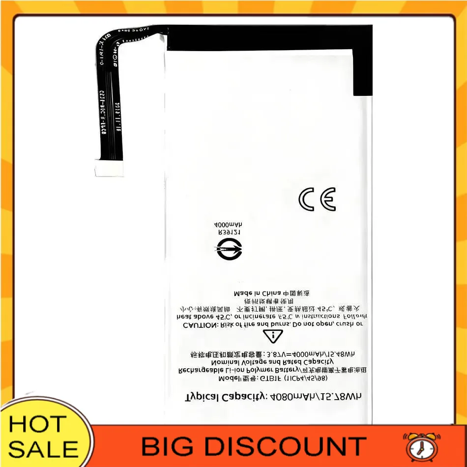 Batteria per telefono cellulare a lunga durata da 4800 mAh per HTC Google Pixel 5 GTB1F