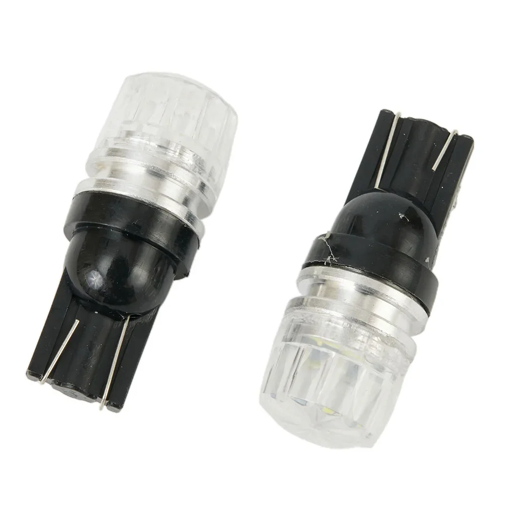 10x ฐานสีขาว LED 12V หลอดไฟ LED รถ 2SMD LED High Power โดมแผนที่ใบอนุญาตหลอดไฟ W5W 168 194 2825 รถอุปกรณ์เสริม